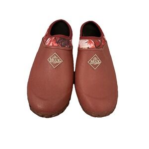 Muck Boot Women's Muckster 2 Low‎ Rain Boot Size 5 Slip On Red